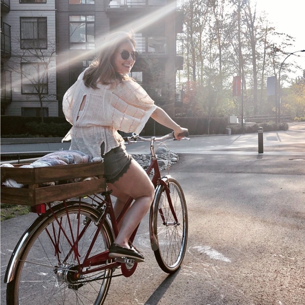 Stunning free people cotton gauze top